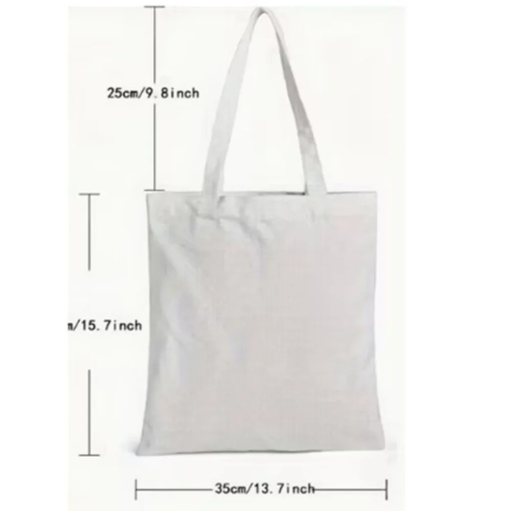 “Can of Sardines” Canvas Shoulder Tote Book Bag (BRAND-NEW &‎ SUPER CUTE!)